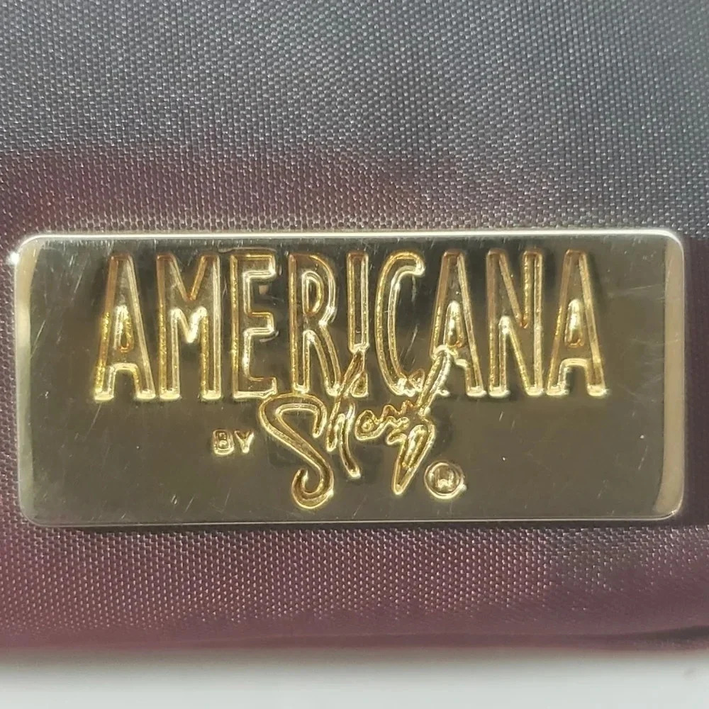 Americana by Sharif Set of 3  Shimmer/Iridescent Cosmetic Pouches. - Picture 3 of 7